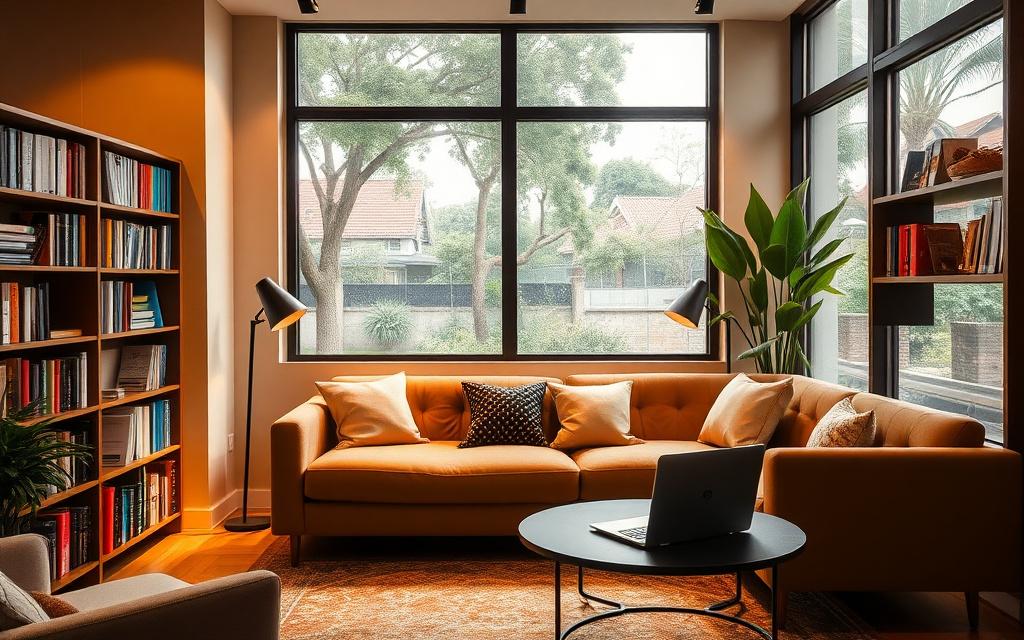 The lounge corner of the BakerLab office in Taman Tun Dr Ismail